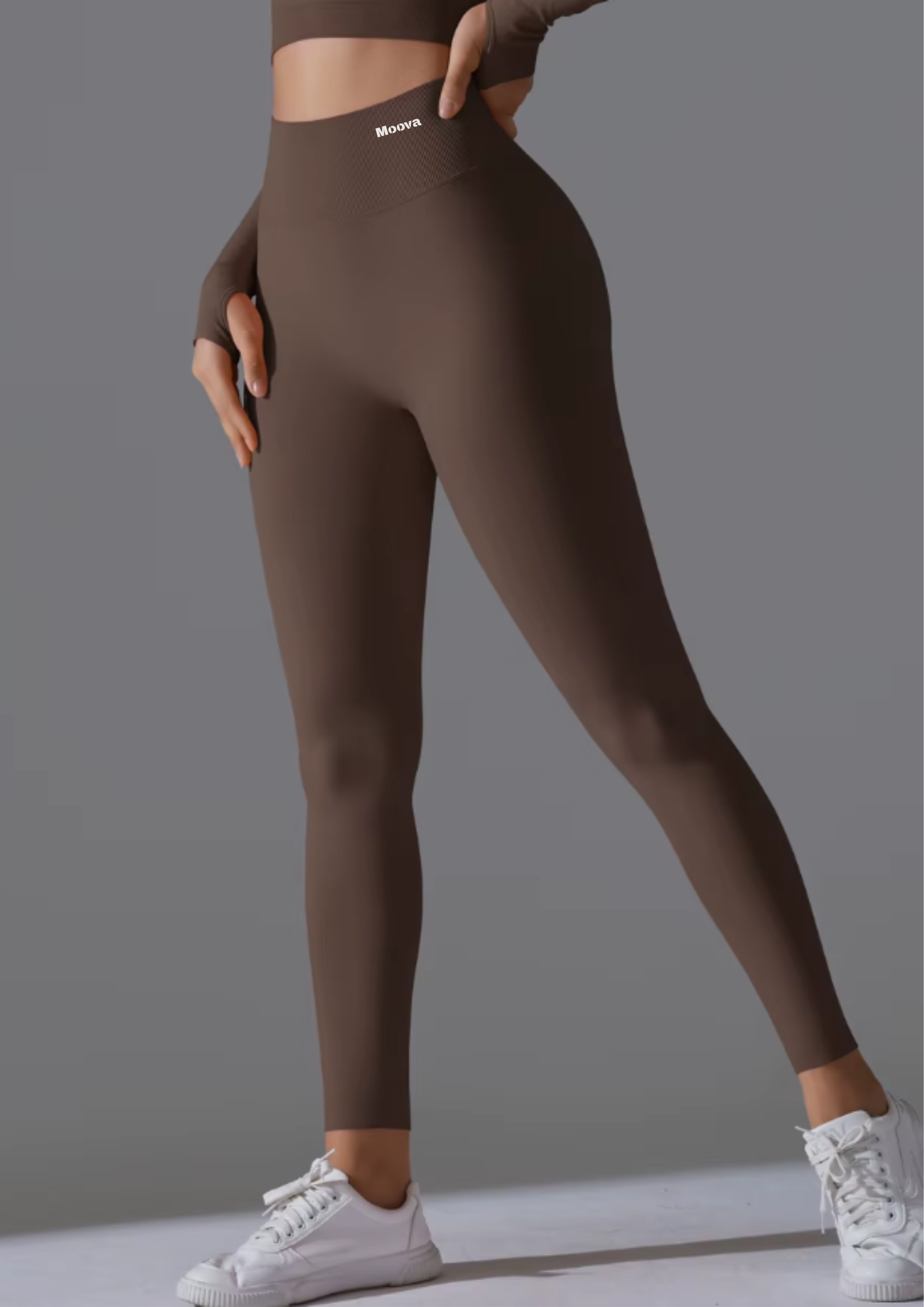 Leggings push up Marron